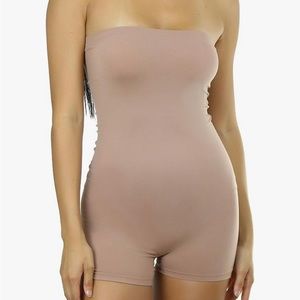 ToBeInStyle Women's Simple Seamless Romper S/M